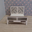 DIY Diagonal Bed – Miniature Wooden Dollhouse Bed