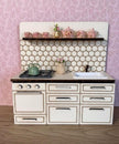 DIY Hexagon Dollhouse Kitchen – Clean Modern Design