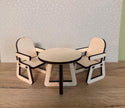 DIY Japandi Mini Dining Set – Minimalist Wooden Furniture for Maileg & Dolls