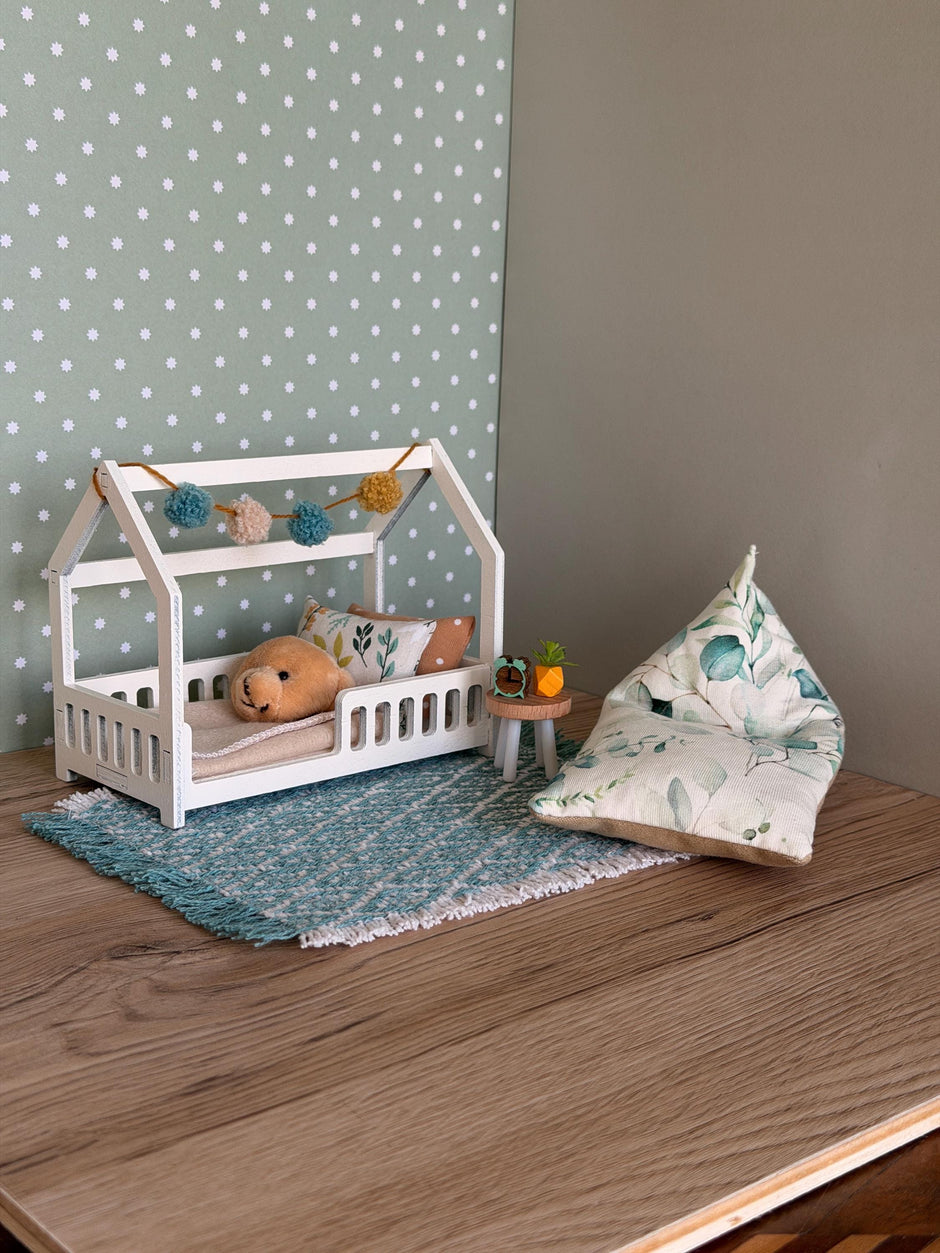 Playhouse Bedroom, 1:12 Scale, handmade – photo 8