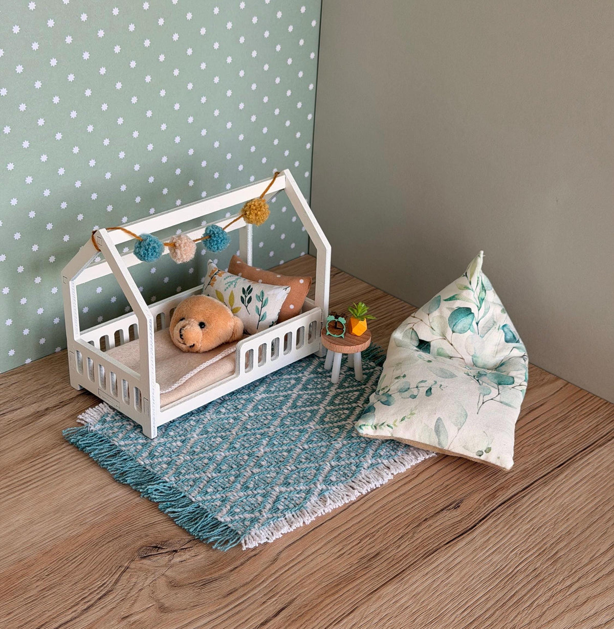 Playhouse Bedroom, 1:12 Scale, handmade – photo 10