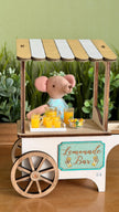 Miniature Lemonade Stand – Rolling Market Cart, handmade 1:12 miniature – photo 10