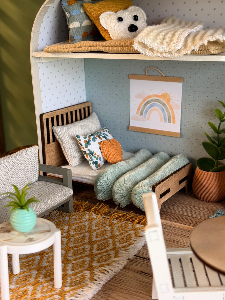 The Calm Grove – Puppenhaus im mittleren Kofferformat – Foto 10