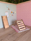 Miniature Pikler Triangle with Slide, handmade 1:12 miniature – photo 5