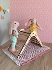 Miniature Pikler Triangle with Slide, handmade 1:12 miniature – photo 2
