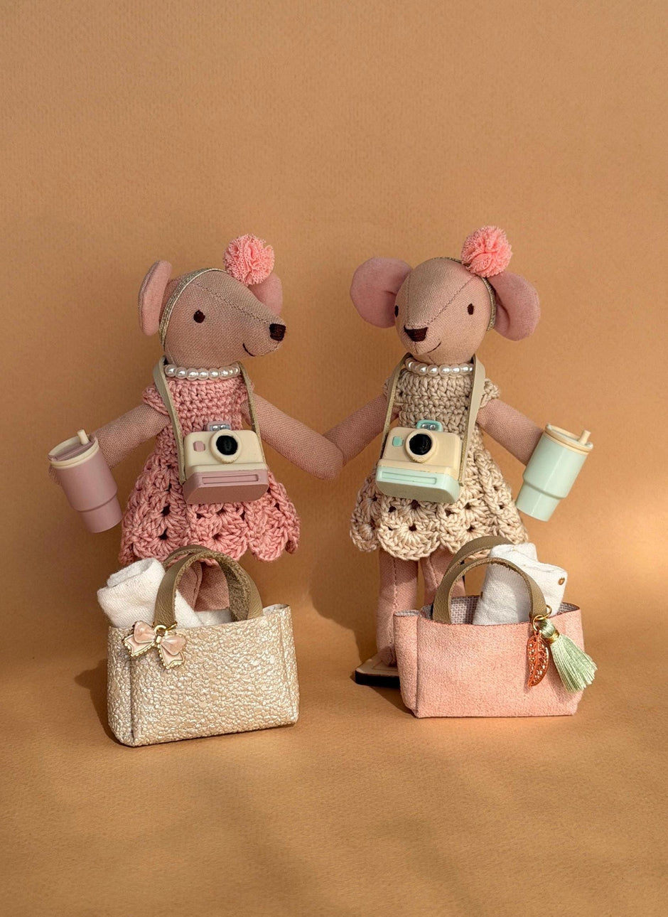 Ballerina Mouse – Fabric Doll, 13 cm – photo 1