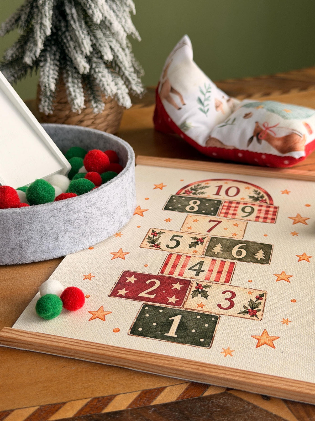 Christmas Play Set – Slide, Ball Pit, Hopscotch & Gingerbread House – photo 4