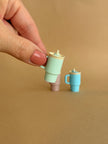 Miniature Tumbler with Straw for Dolls and Mice, 1:12 dollhouse accessory – photo 6