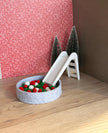 Christmas Slide Set – Miniature Slide with Pom-Pom Ball Pit – photo 2