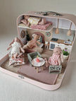 Pastel Bloom – Medium Suitcase Dollhouse– Medium Suitcase Dollhouse